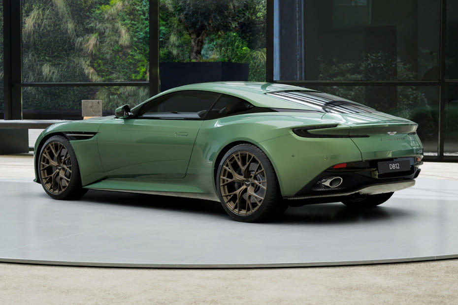Rear Cross Side View of Aston Martin DB12