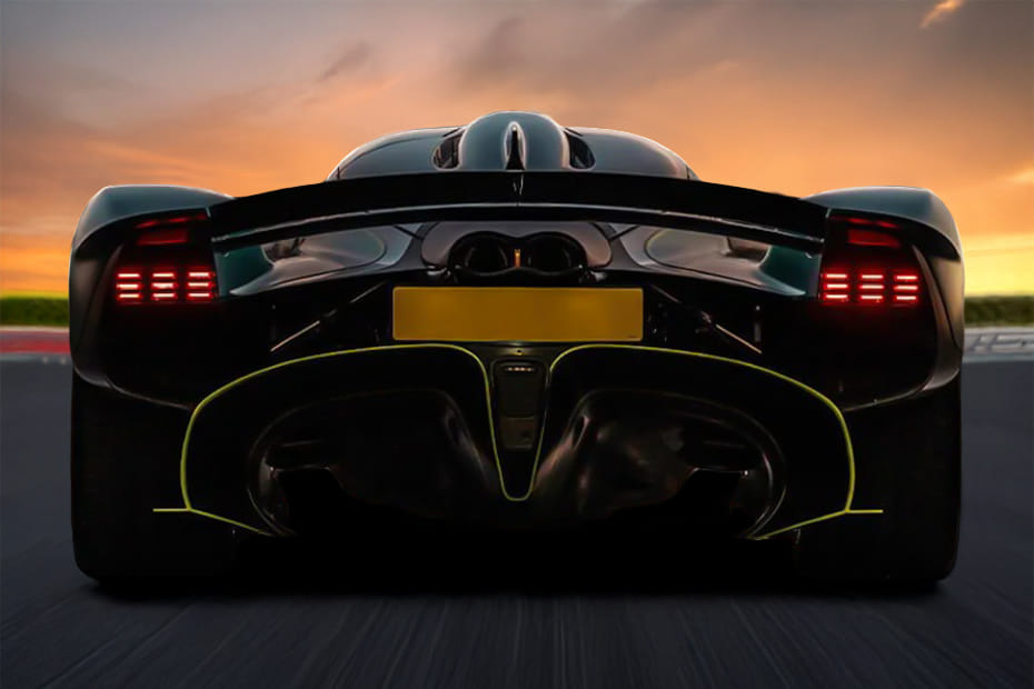 Full Rear View of Aston Martin VALKYRIE