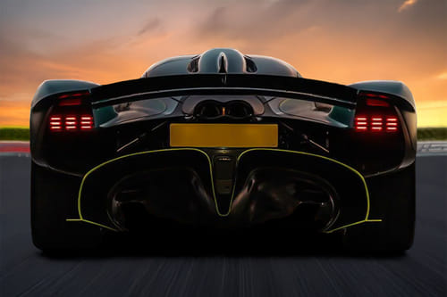 Full Rear View of أستون مارتن فالكيري