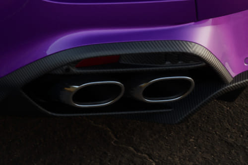 Exhaust Pipe of Aston Martin Vanquish