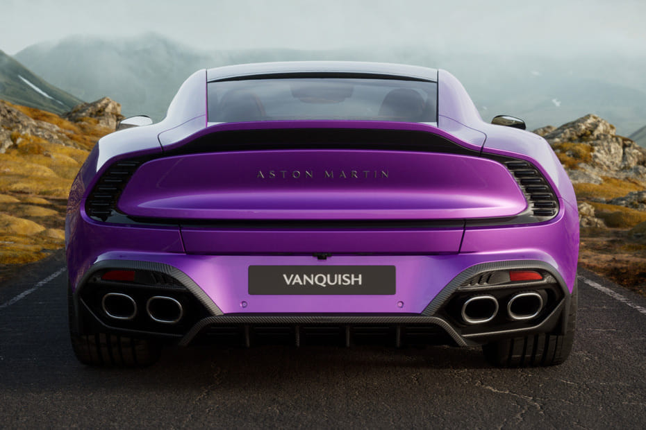 Full Rear View of أستون مارتن فانكويش