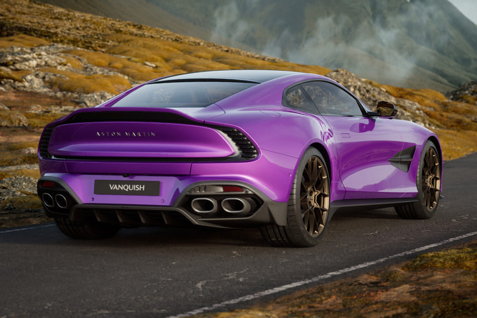 Vanquish Rear angle view