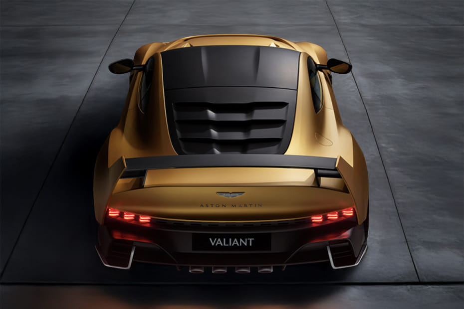 Full Rear View of Aston Martin Valiant