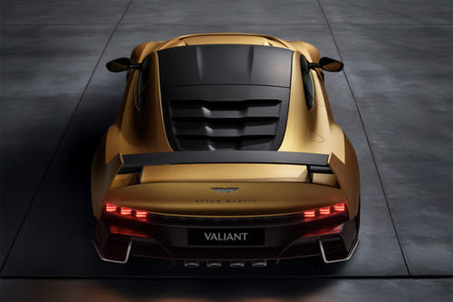 Full Rear View of Aston Martin Valiant