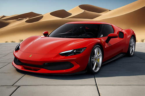 فيراري  296 GTB Front angle low view