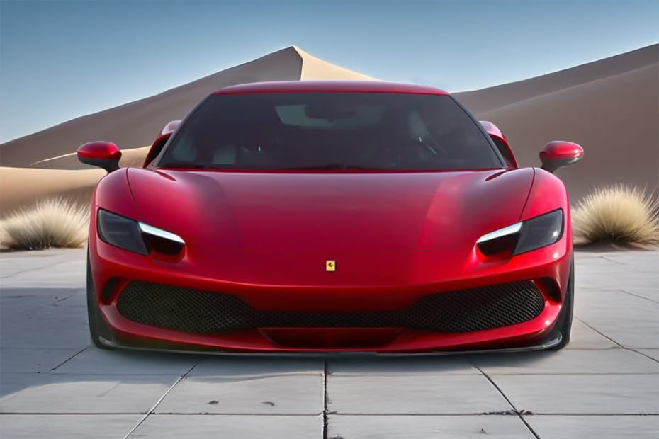 Full Front View of 296 GTB