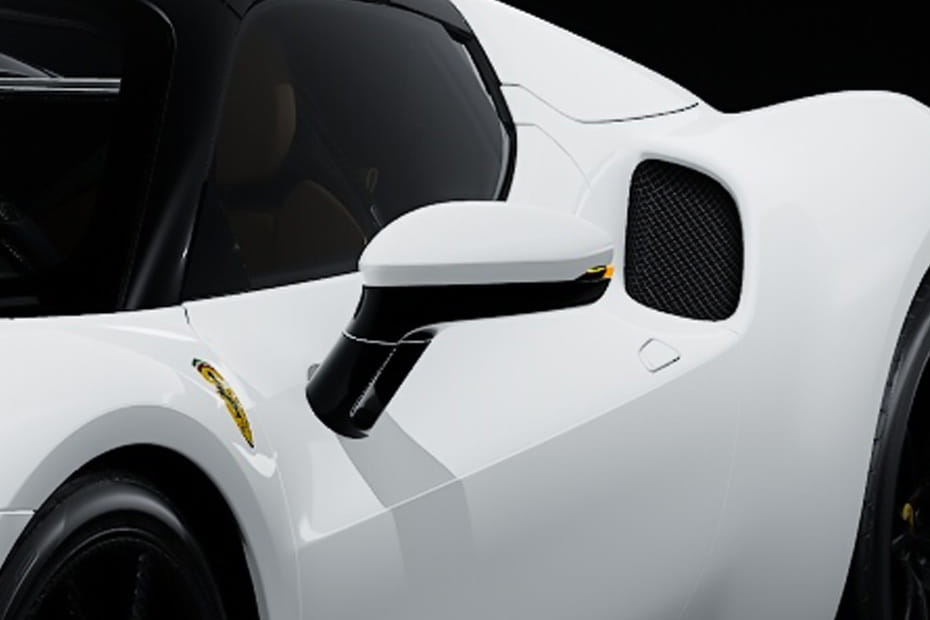 Ferrari 296 GTS Drivers Side Mirror Front Angle