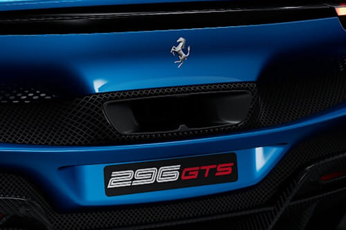 Exhaust Pipe of Ferrari 296 GTS