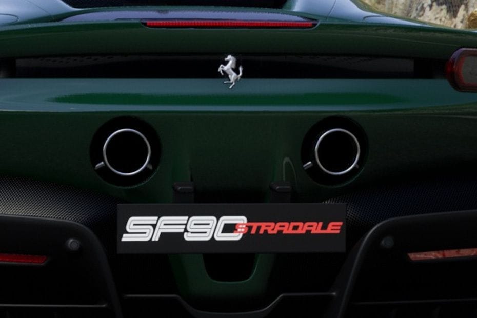 Exhaust Pipe of Ferrari SF90 Stradale
