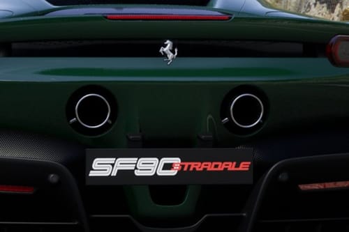 Exhaust Pipe of فيراري إس إف 90 سترادالي