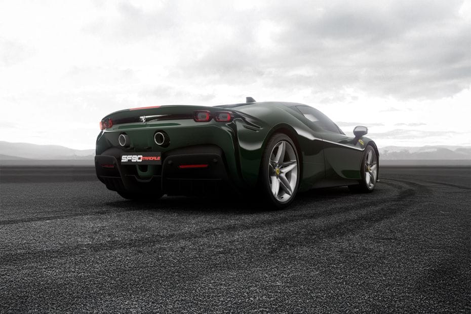 SF90 Stradale Rear angle view