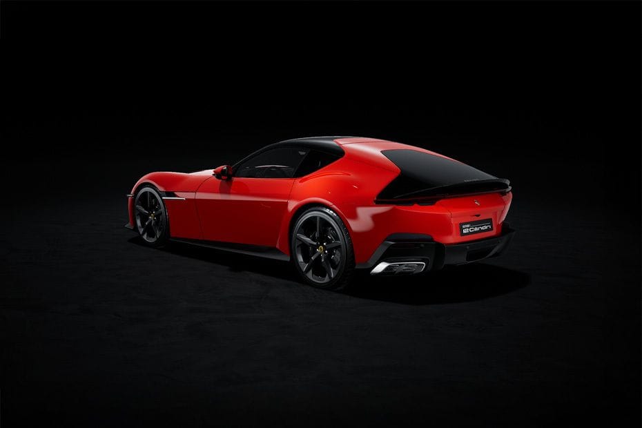 Rear Cross Side View of Ferrari 12 Cilindri