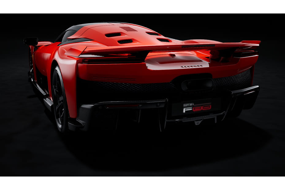 Rear Cross Side View of فيراري F80