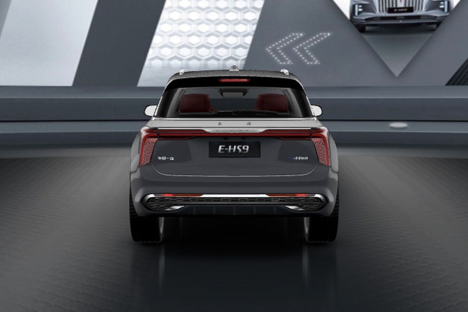 Full Rear View of Hongqi EHS9