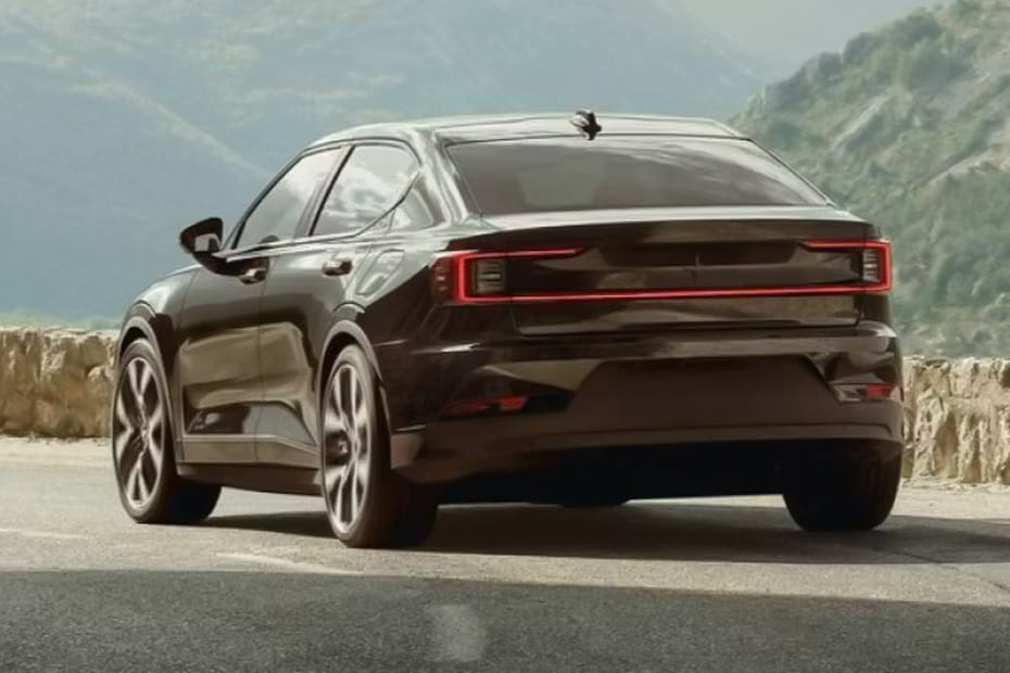 Rear Cross Side View of Polestar 2