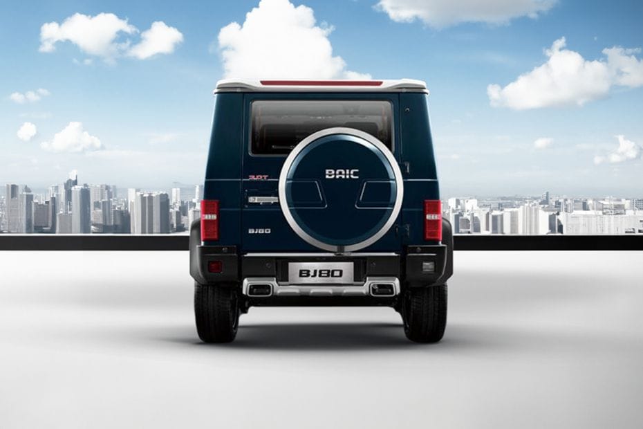 Full Rear View of بايك بي جي 80