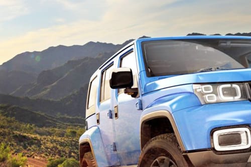 BAIC BJ40-C Drivers Side Mirror Front Angle