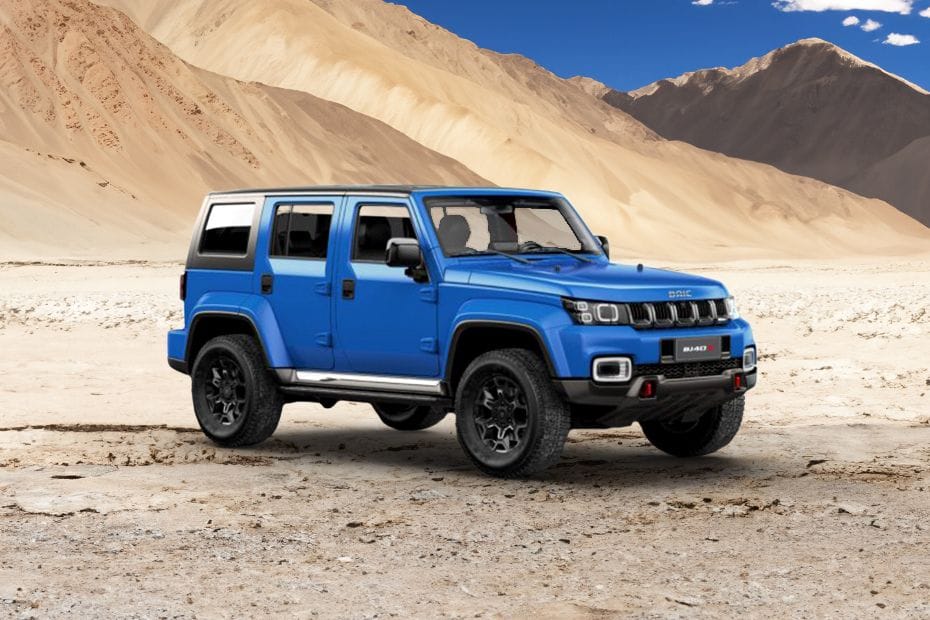 Rear Cross Side View of BAIC BJ40-C