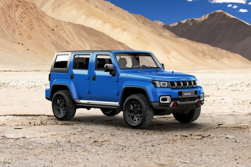 Rear Cross Side View of BAIC BJ40-C