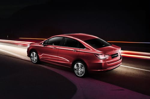 Rear Cross Side View of BAIC D50