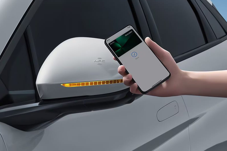 بي واي دي سيليون ٧ Drivers Side Mirror Front Angle