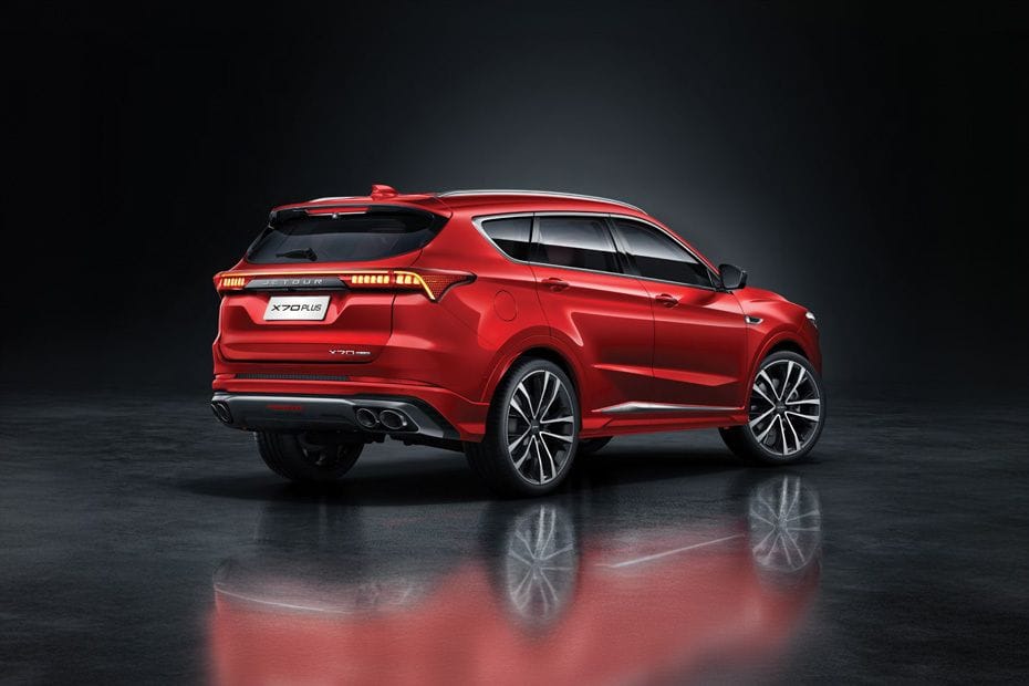 Rear Cross Side View of جيتور X70Plus