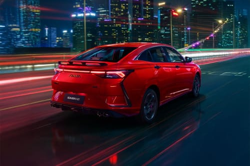 شاين Rear angle view