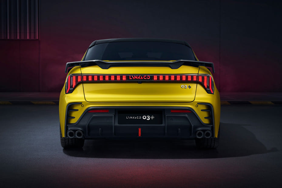 Full Rear View of LYNK&CO 03 Plus