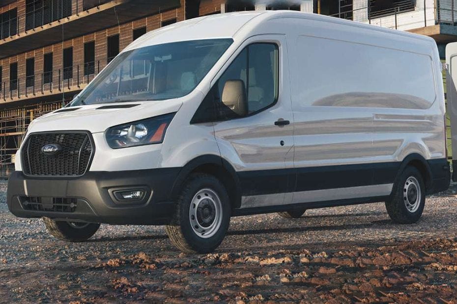 Ford Transit Van Front Side View