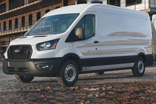 Ford Transit Van Front Side View