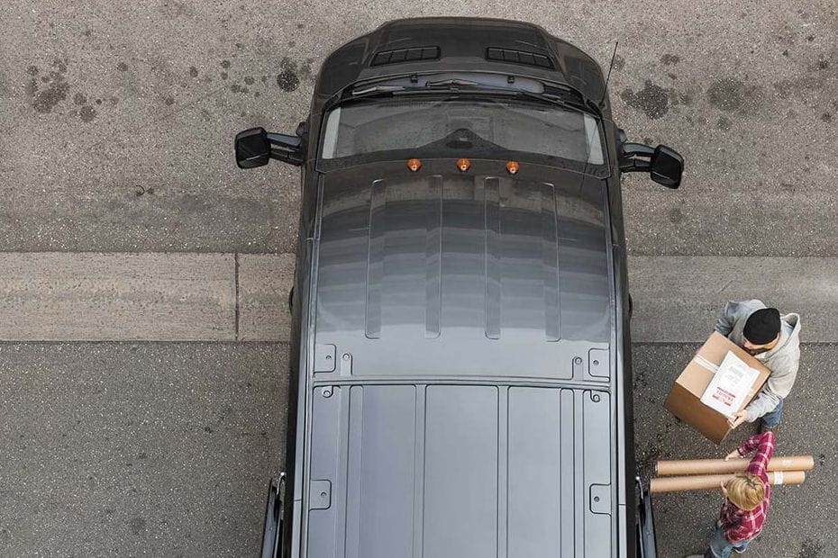 Top View of Transit Van