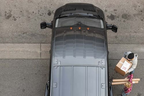 Top View of Transit Van