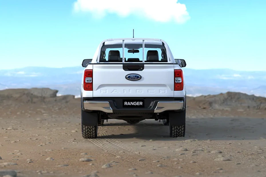 Full Rear View of Ford Ranger in Saudi Arabia