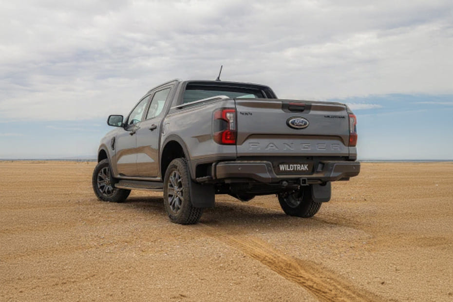 Rear Medium View of Ford Ranger in Saudi Arabia