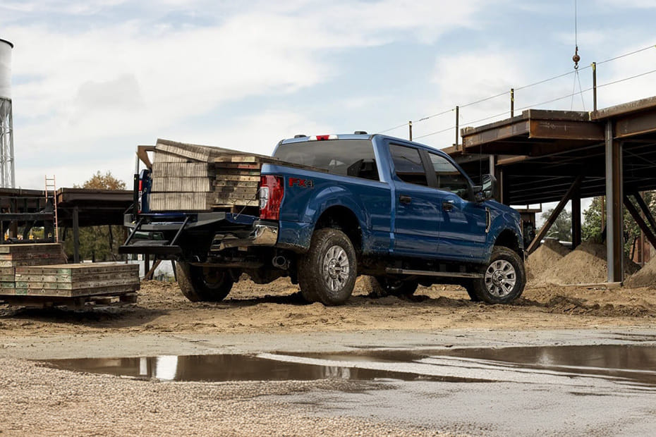 Super Duty Rear angle view