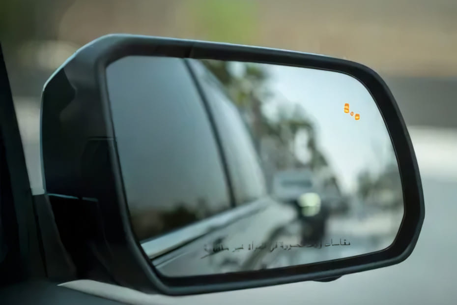Ford EVEREST Drivers Side Mirror Rear Angle
