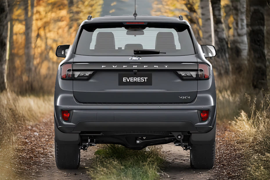 Full Rear View of Ford EVEREST