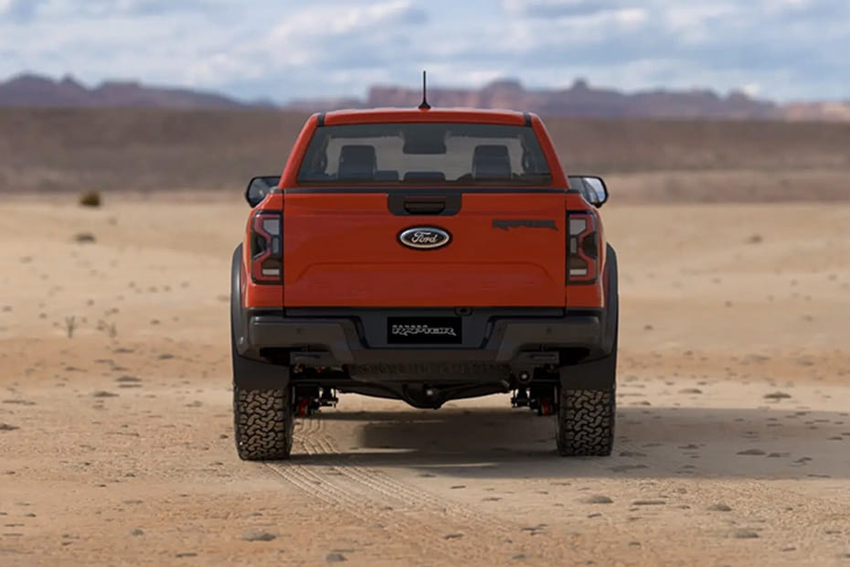 Full Rear View of Ford Ranger Raptor