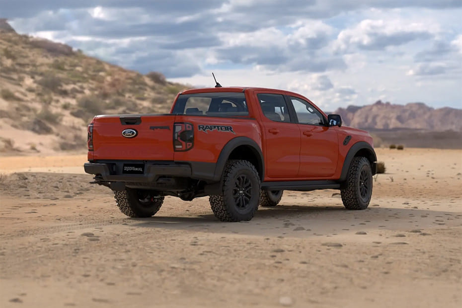 Ranger Raptor Rear angle view