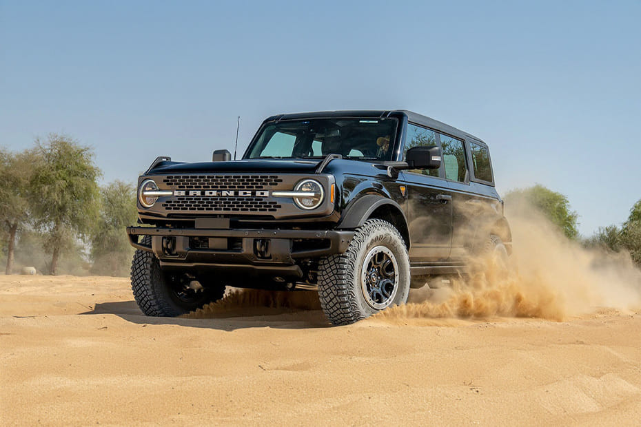 Bronco Tilted Front View