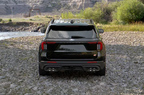 Full Rear View of Ford Explorer ST