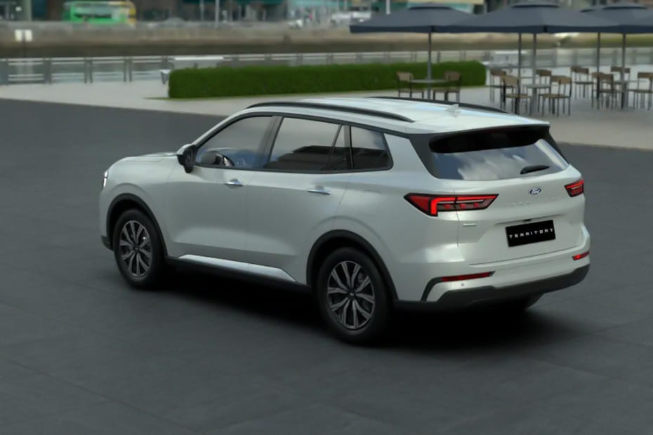 Rear Cross Side View of Ford Territory
