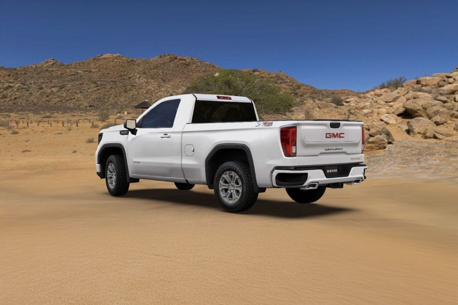 Rear Cross Side View of جي إم سي سييرا إل دي 