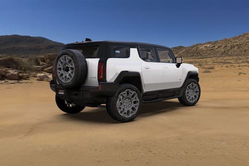 HUMMER EV Rear angle view