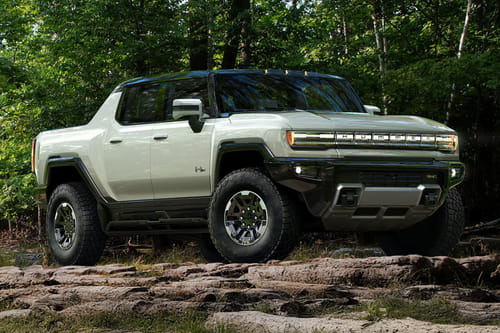 GMC Hummer EV Pickup Front Cross Side View