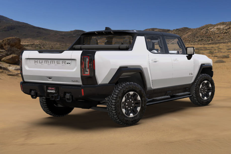 هامر إي في بيك أب Rear angle view