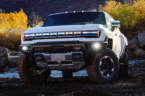 Hummer EV Pickup Tilted Front View