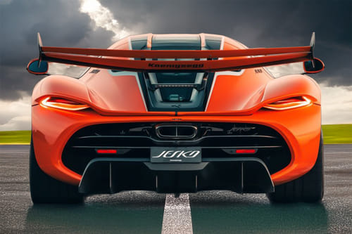 Full Rear View of كوينيجسيج جيسكو