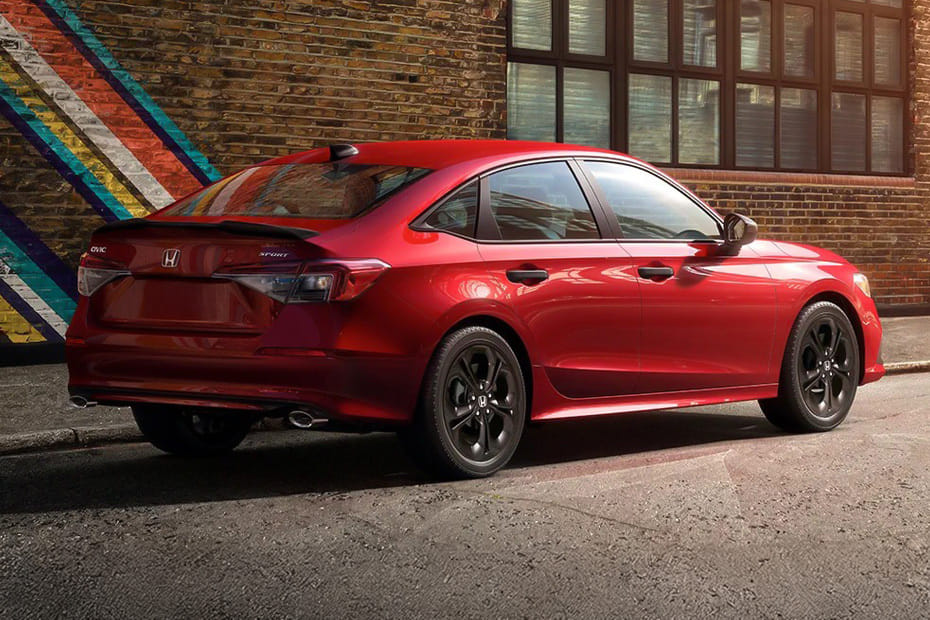 سيفيك Rear angle view