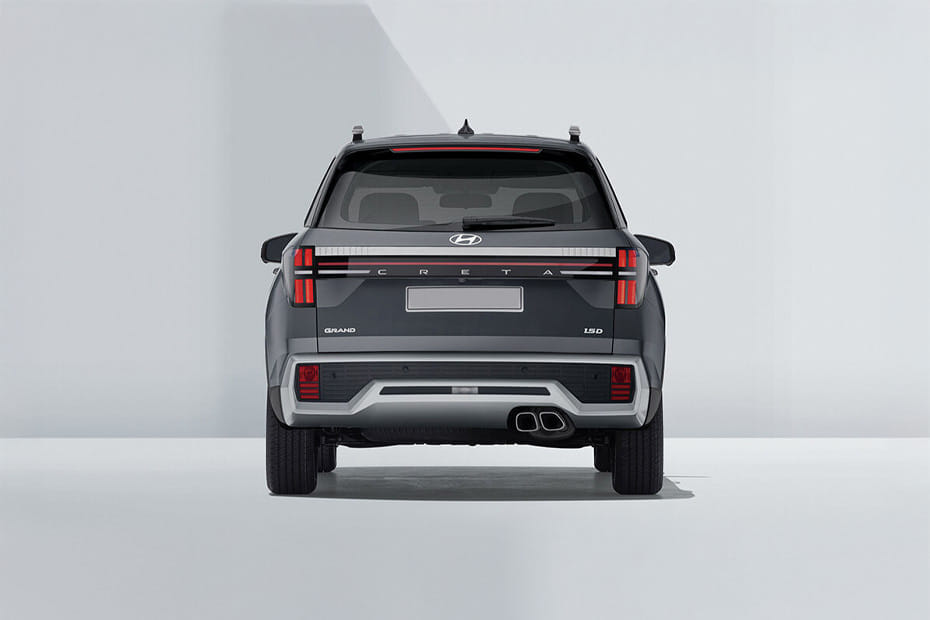 Full Rear View of Hyundai Creta Grand